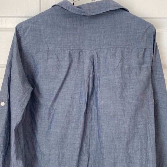 J. Crew Factory Chambray pocket tunic S - Picture 6 of 8